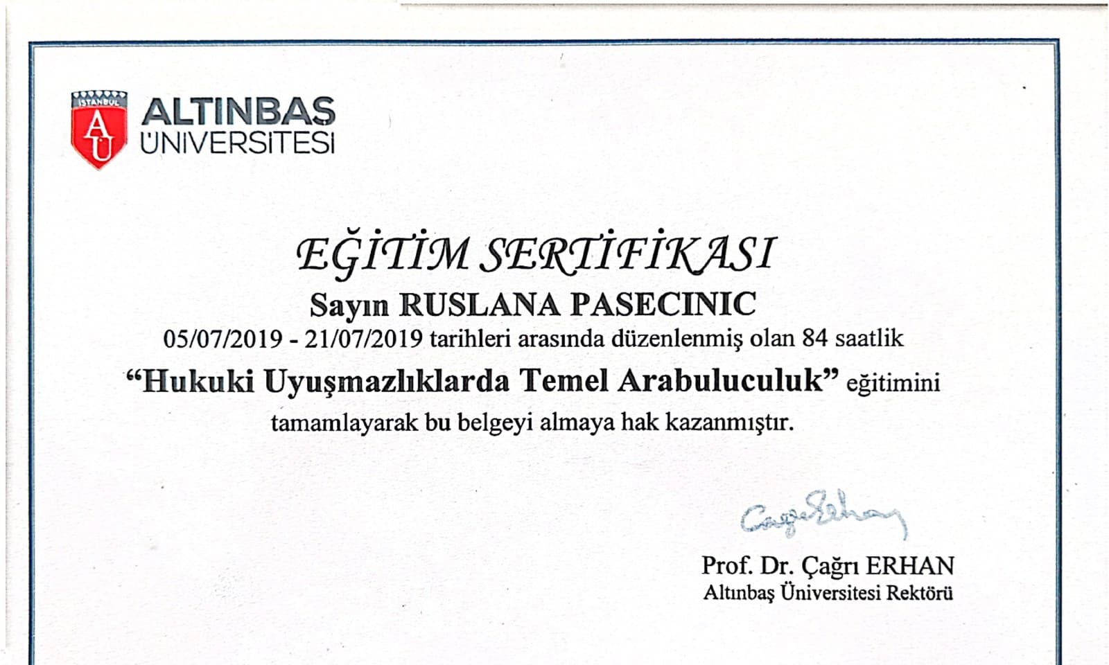 Temel Arabuluculuk Eğitimi